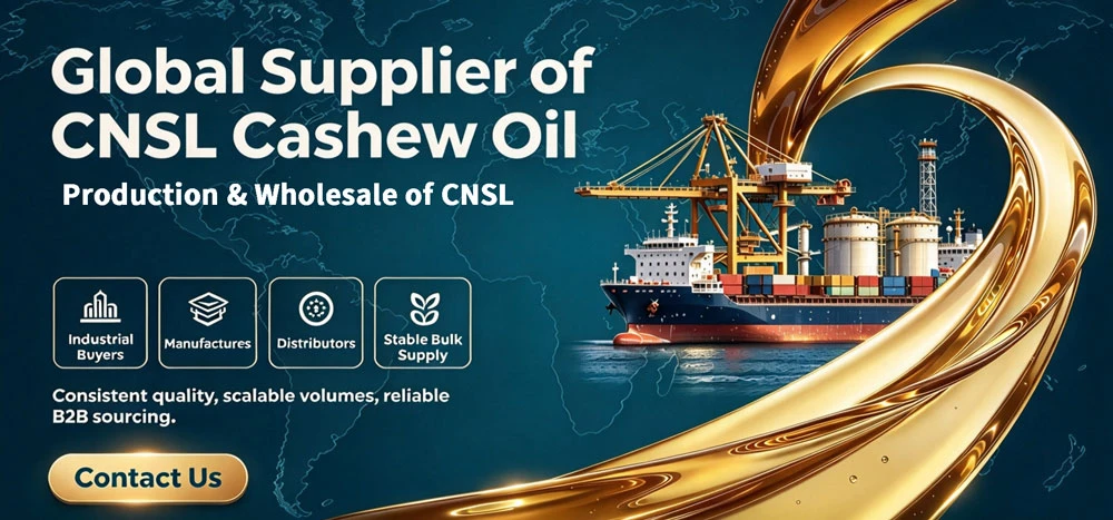 Refined CNSL Cashew Nut Shell Liquid, industrial cashew shell oil bulk supply Refined CNSL Cashew Nut Shell Liquid, industrial cashew shell oil bulk supply